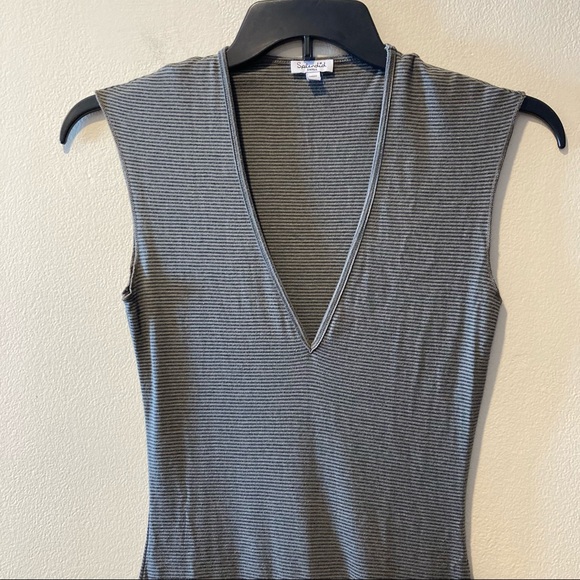 Splendid brand grey striped maxi dress, size small - Picture 8 of 8